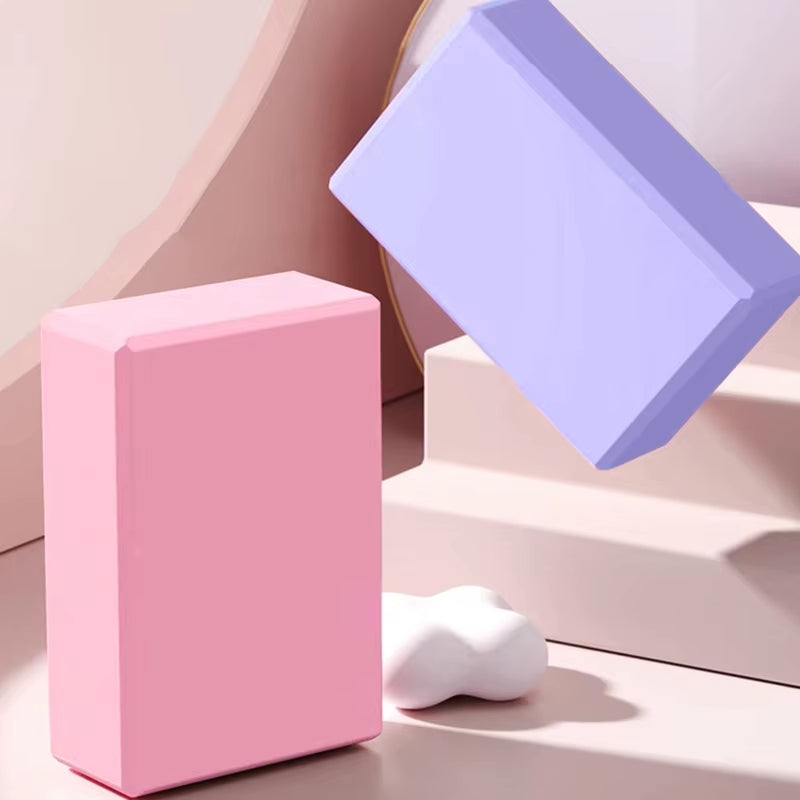 Yoga Blocks,Supportive, Lightweight & Odor Resistant, Yoga Essentials for Yogini,Eva Foam Brick for Beginners, Yogis, Pilates
