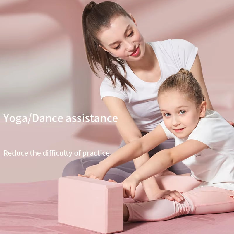 Yoga Blocks,Supportive, Lightweight & Odor Resistant, Yoga Essentials for Yogini,Eva Foam Brick for Beginners, Yogis, Pilates